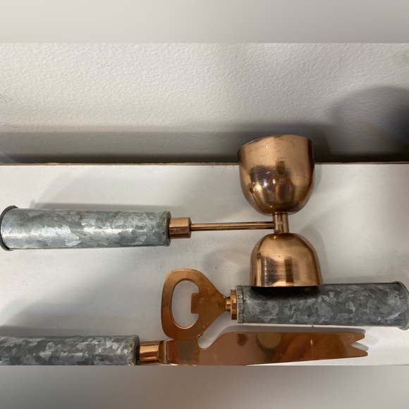 Cambridge Silversmith Thirstystone Galvanized Steel & Copper Bar Tool Set- 5 Pc. - Picture 3 of 5